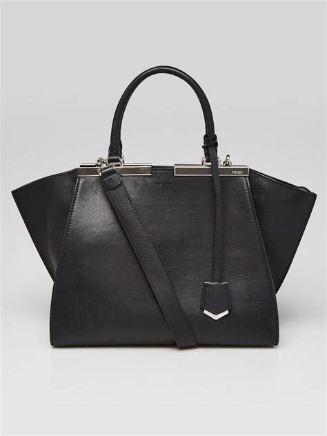 fendi black 3jours tote|fendi banana tote bag.